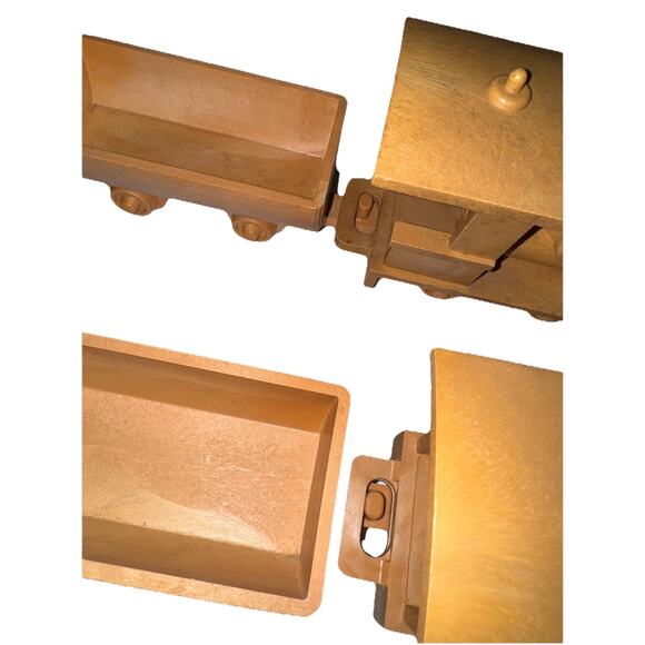 Vintage LIONEL Happy Huff-N-Puff 1970s HH&P Toy Push Train Set Resin w 12 Tracks - Picture 10 of 13